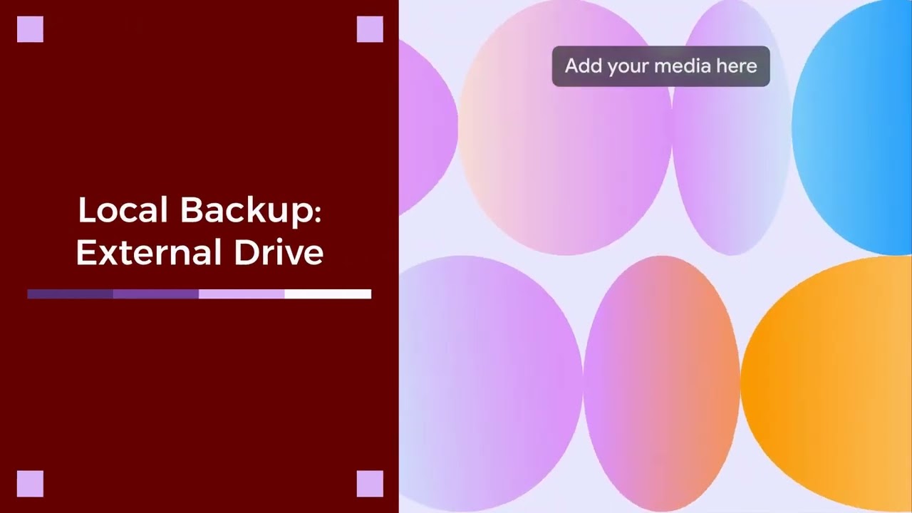Simple Data Backup Workflow