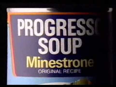 Progresso Soup minestrone commercial