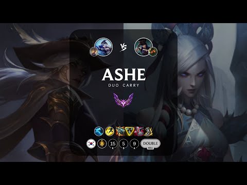 Ashe ADC vs Caitlyn - KR Master Patch 13.18