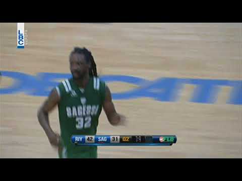 Lebanese Basketball League 2017/2018 - Dewayne Jackson two hand slam dunk