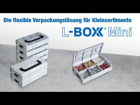 L-BOXX Mini - Die flexible Verpackungslösung für Kleinsortimente | Bosch Sortimo Systems