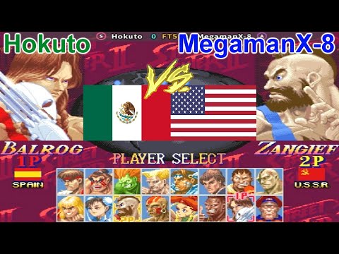 Super Street Fighter II X: Grand Master Challenge - Hokuto vs MegamanX-8 FT5