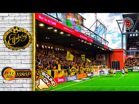 🟡⚫ ELFSBORG FANS CELEBRATE WIN IN BORÅS ARENA • Allsvenkan • Elfsborg vs Hammarby IF 2-0