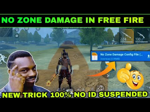 unlimited health in free fire 😱 no zone damage || unlimited health kaise karen