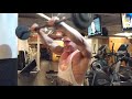 Barbell Front Raises & posing