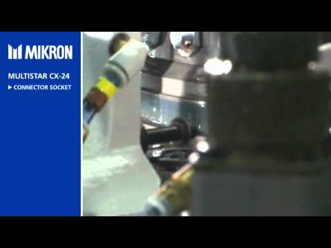 Rotary Transfer MIKRON - Multistar CX-24 - macchina transfer Rundtaktmaschine Connector Socket