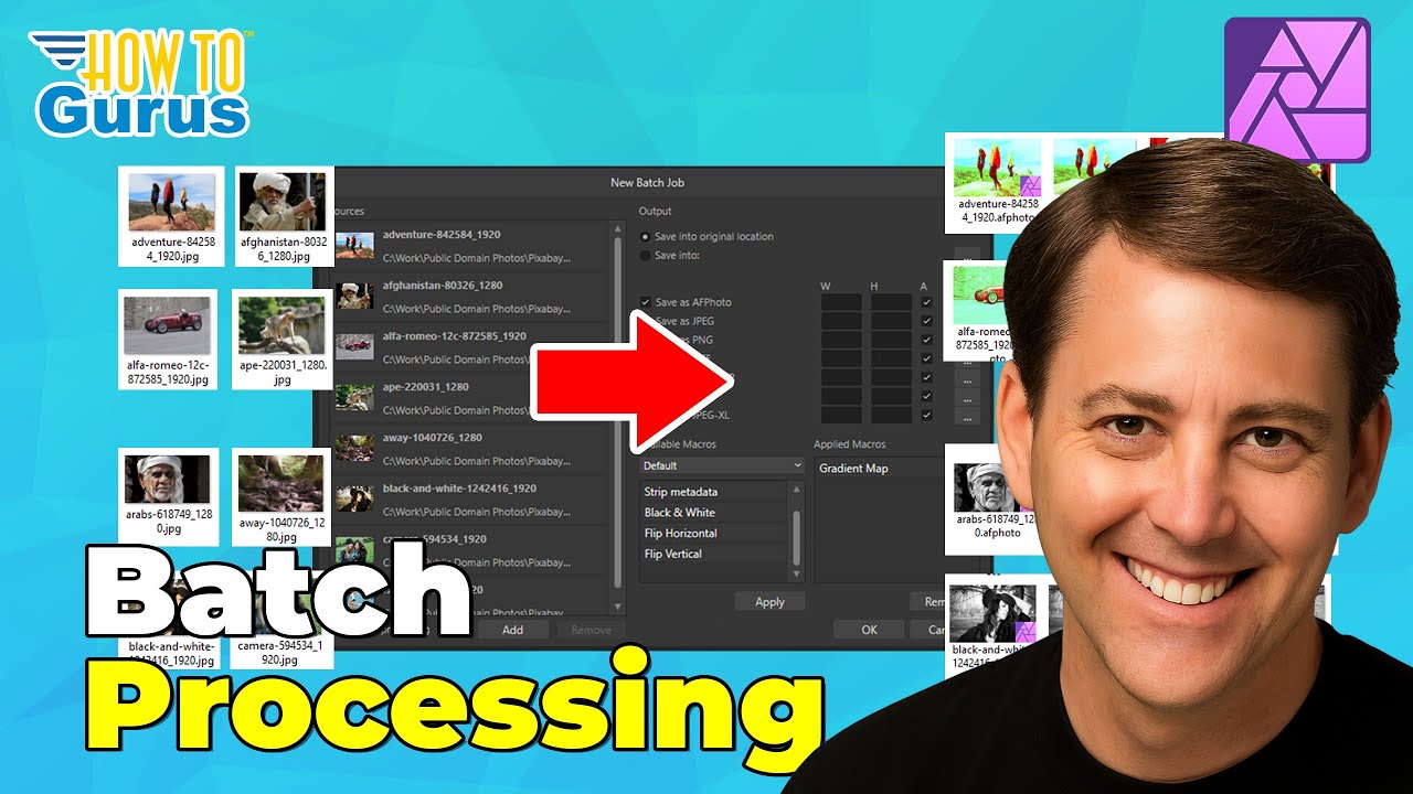 Save HOURS with Affinity Photo Batch Processing (Step-by-Step Guide!)
