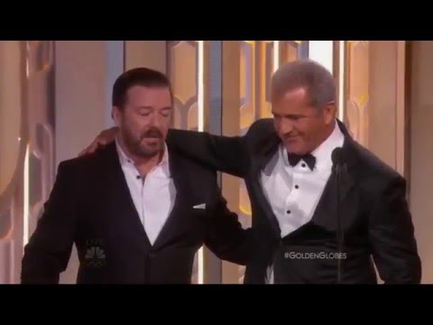 Mel Gibson vs Ricky Gervais (Golden Globes 2016 humiliation)