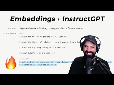 #27 - OpenAI’s New Embeddings API Endpoint, InstructGPT Announcement (Fine Tuning Research)