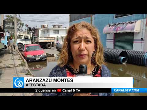 Habitantes de la colonia la Conchita Zapotitlán en Tláhuac; sufren por mantenimiento al drenaje