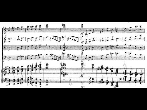 Ernő Dohnányi - Piano Quintet No. 1 in C minor Op. 1 [score + audio]