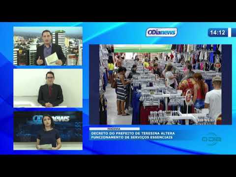 O DIA NEWS 13 04 20  Decreto do Prefeito de Teresina altera funcionamento de serviços essenciais