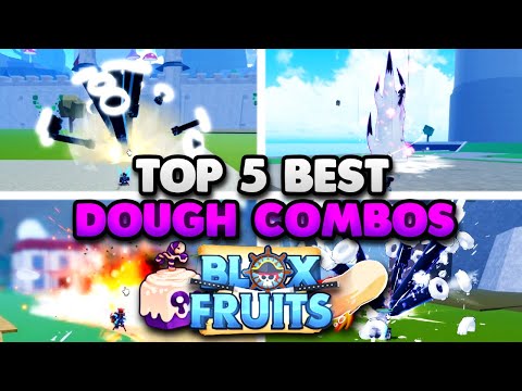 I Used My Top 5 BEST DOUGH Combos For Bounty Hunting In Blox Fruits...