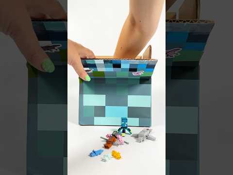 "INSANE Lego Minecraft Ocean Biome Cube Unboxing!" #shorts