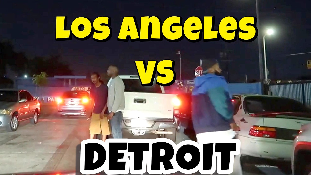 EXPLORING DANGEROUS ALLEYS AND STREETS OF LOS ANGELES AND DETROIT / WHICH IS SCARIER ?