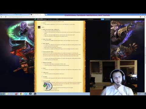 Saintvicious League of Legends Patch 3.04 Run Down