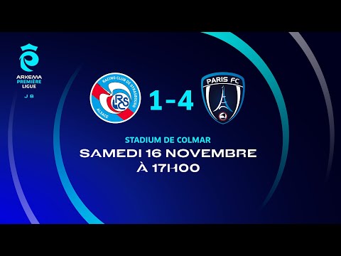 J8 I RC Strasbourg – Paris FC (1-4), le résumé I Première Ligue FFF 2024-2025