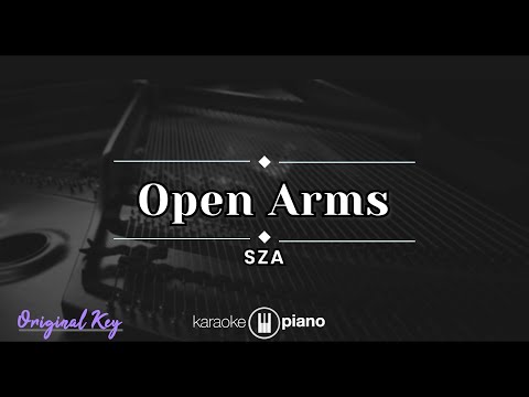 Open Arms - SZA (KARAOKE PIANO - ORIGINAL KEY)