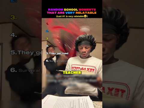 ‎Ranking Random School Moments That Are Very Relatable  #shorts