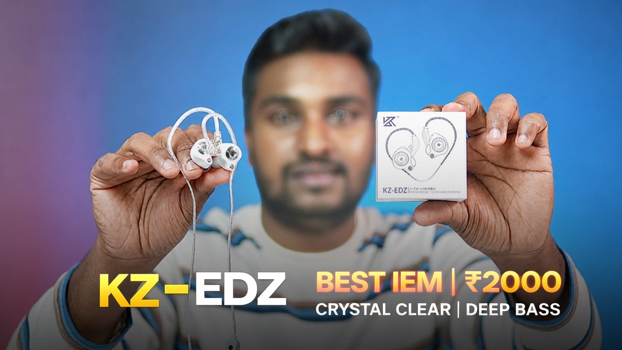 KZ EDZ IEM😲 TYPEC Review 🔊 Budget IEM Under ₹2,000🔥