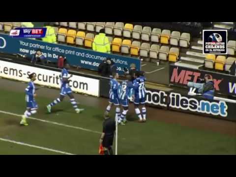 Derby County 0-1 Wigan Athletic, Gol de Jean Beausejour (WA)