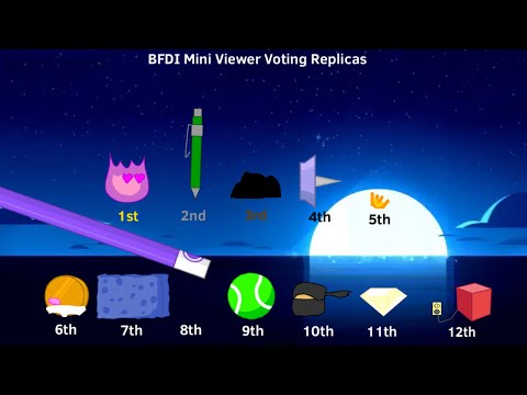 BFDI MINI VIEWER VOTING REPLICAS EPISODE 14