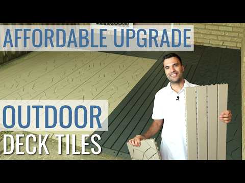 How to Install DIY Deck Tiles | Easy and Affordable Outdoor Renovation