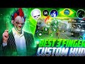 BEST 3 FINGER CUSTOM HUD CODE ️ 3 FINGER FREESTYLE CUSTOM HUD IN FREE FIRE TOP 3 BEST HUD
