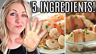 EASY 5 Ingredient Meals You Need to Make This Week!