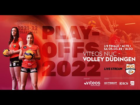 Viteos NUC - Volley Düdingen Playoffs 1/2 Final Game 1 LNA 2021-22  05-03-22