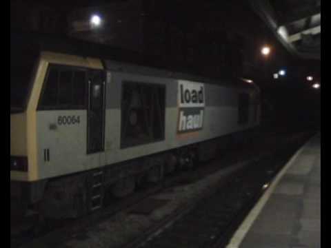 60064 departs Newport on 6M76 Margam - Dee Marsh