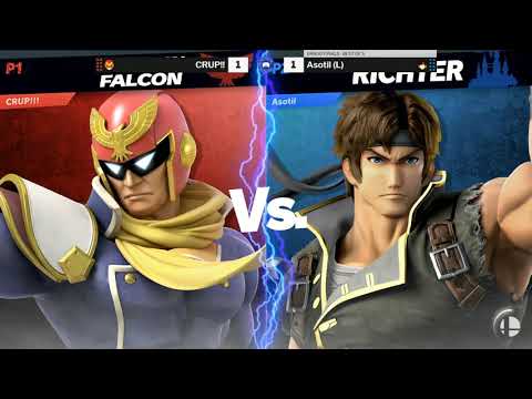TSL 195 SSBU Grand Finals - CRUP!!! (Captain Falcon) vs Asotil (Richter)