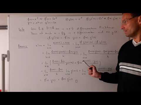 Differentialrechnung 13- Beweis der Produktregel