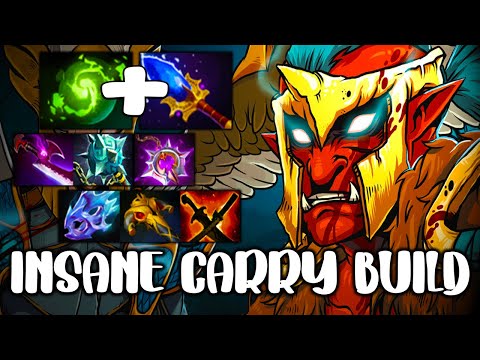 INSANE CARRY BUILD [ Troll Warlord ] THE MOST TANKY CARRY - DOTA 2 GAMEPLAY