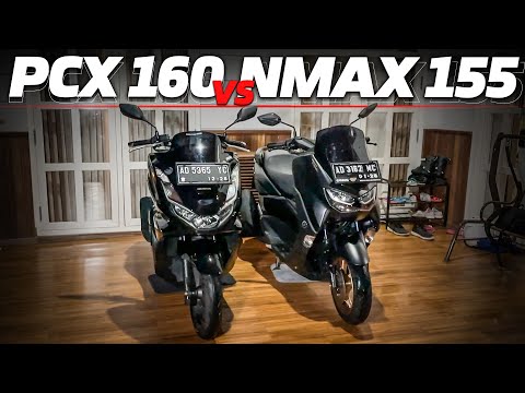 HONDA PCX 160 VS YAMAHA NMAX 155: MANA LEBIH BAIK?