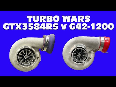 TURBOS WARS! GTX3584RS VS G42-1200. SAME BOOST, SAME AF, SAME TIMING. POWER, BOOST & BACK PRESSURE