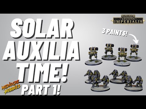 Speed Paint your Solar Auxilia Ogryns and Sentinels with just 3 or 4 paints! #legionsimperialis