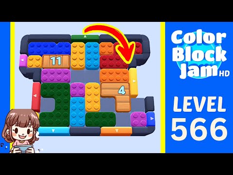 Color Block Jam Level 566 Solution Walkthrough