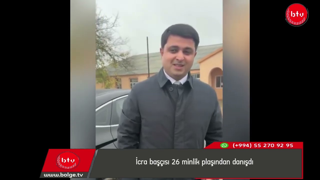 İcra başçısı 26 minlik plaşından danışdı