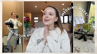 VLOG: shopping for the honeymoon,  trying new therapy + IT IS WEDDING WEEK!