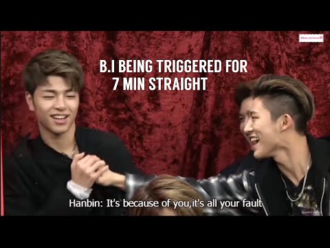 B.I being triggered/mad for 7 min straight compilation