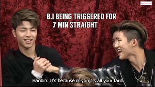 Download lagu B.I being triggered/mad for 7 min straight compilation mp3