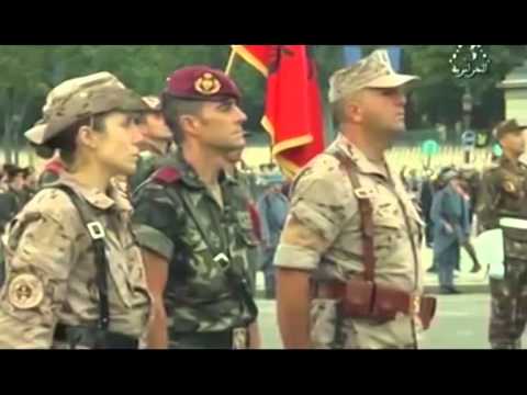 تحضيرات الجنود الجزائريين بشوارع باريس للمشاركة في احتفالات 14 جويلية