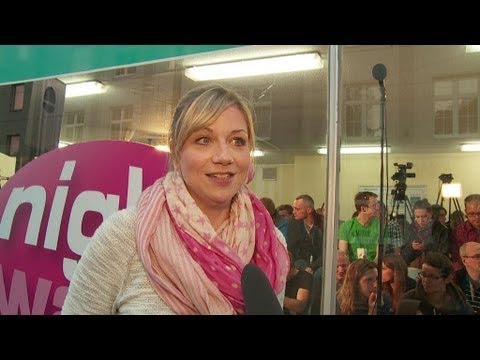 Comedy-Triathletin - Mirja Regensburg im Interview bei Nightwash live