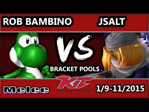 KiT 15 - GOL 482 JSalt (Sheik) Vs. Rob Bambino (Yoshi, Sheik) SSBM Bracket Pool - Smash Melee