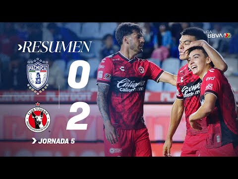 PACHUCA 0-2 TIJUANA J5 | Los Xolos frenan a los Tuzos | Apertura 2025