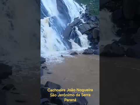 Cachoeira João Nogueira na linda cidade de São Jerônimo da Serra no norte pioneiro do Paraná