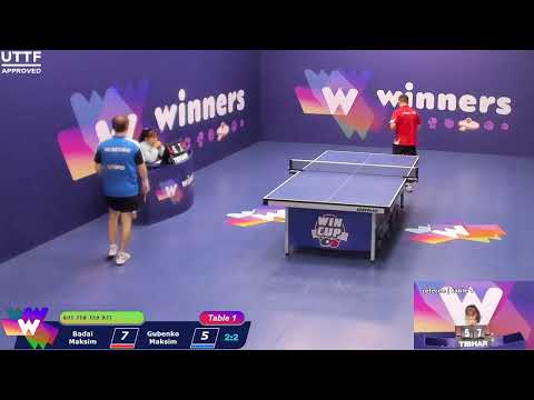 WINners CUP table 1 15.10 Badai Maksim - Gubenko Maksim 21:30