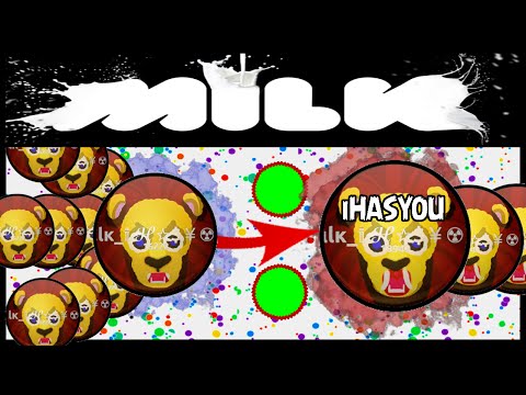 MILK - THE MOST EPIC AGAR.IO VIDEO EVER!!! // BEST TRICKS MONTAGE!!