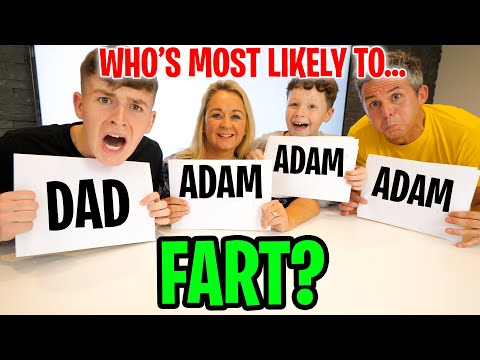 WHO'S MORE LIKELY TO... FAMILY 4 CHALLENGE
